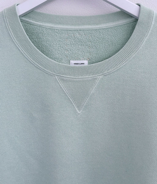 visvim/JUMBO SB SWEAT L/S DMGD (LT.GREEN)