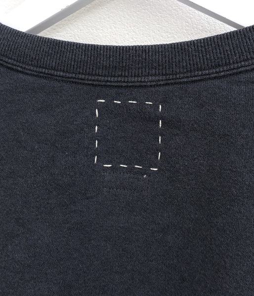 visvim/JUMBO SB SWEAT L/S DMGD (BLACK)