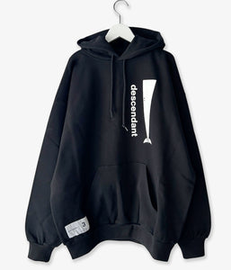 DESCENDANT/CACHALOT HOODY (BLACK)