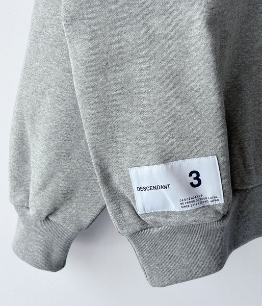 DESCENDANT/CETUS CREW NECK (GRAY)