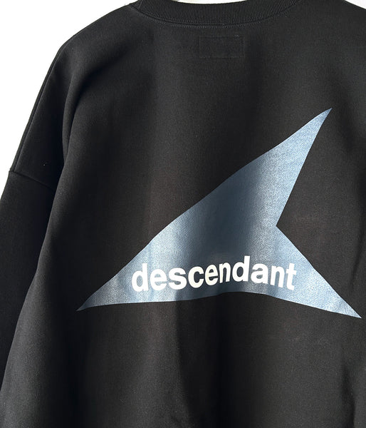 DESCENDANT/CETUS CREW NECK (BLACK)