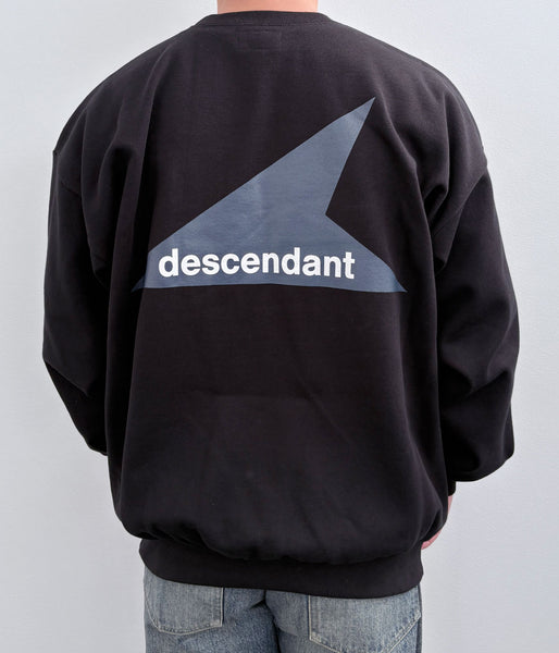 DESCENDANT/CETUS CREW NECK (BLACK)