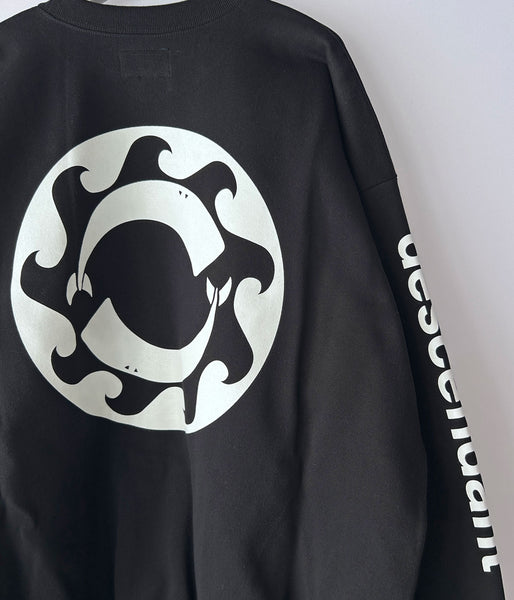 DESCENDANT/VORTEX CREW NECK (BLACK)
