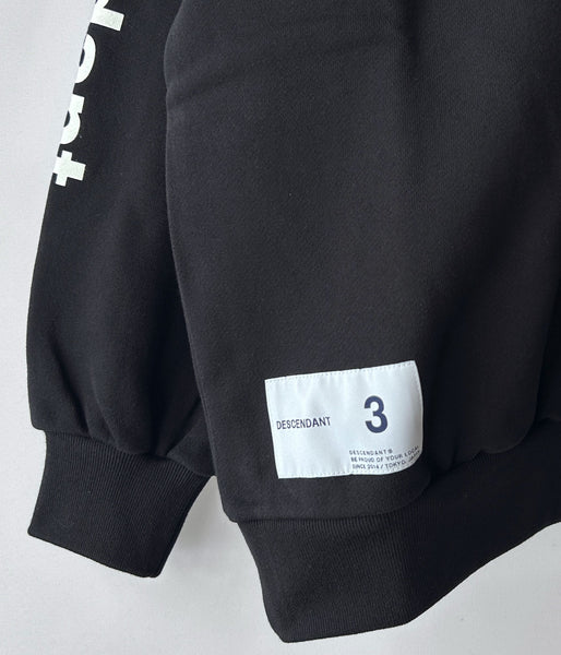 DESCENDANT/VORTEX CREW NECK (BLACK)
