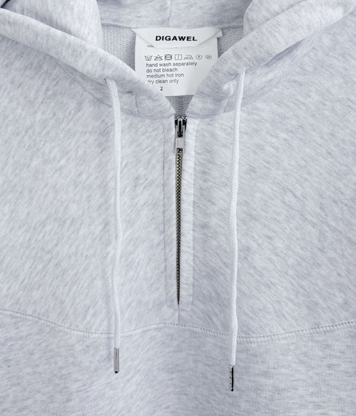 DIGAWEL/Cup shoulder sweat-shirt (HEATHER GRAY)