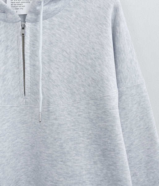 DIGAWEL/Cup shoulder sweat-shirt (HEATHER GRAY)