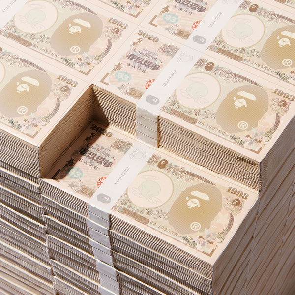 SAINT MICHAEL/BAPE_STOOL/APE/WHITE