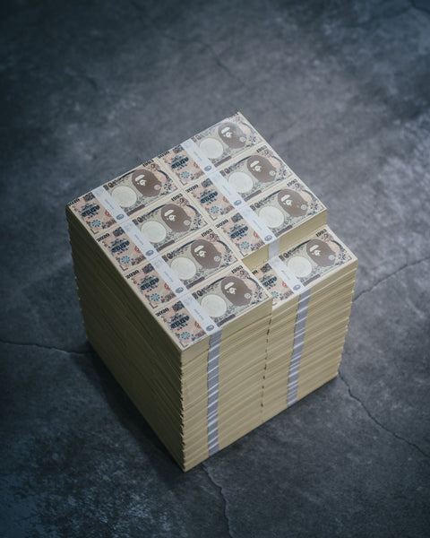 SAINT MICHAEL/BAPE_STOOL/APE/WHITE