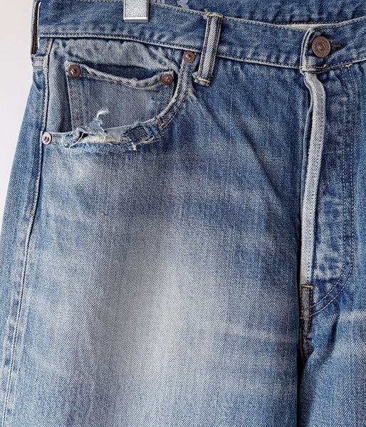 visvim/SOCIAL SCULPTURE 01 EX WIDE DMGD-43