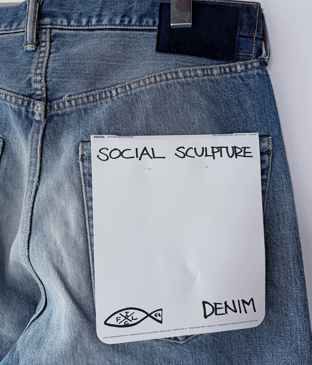 visvim/SOCIAL SCULPTURE 01 EX WIDE DMGD-43