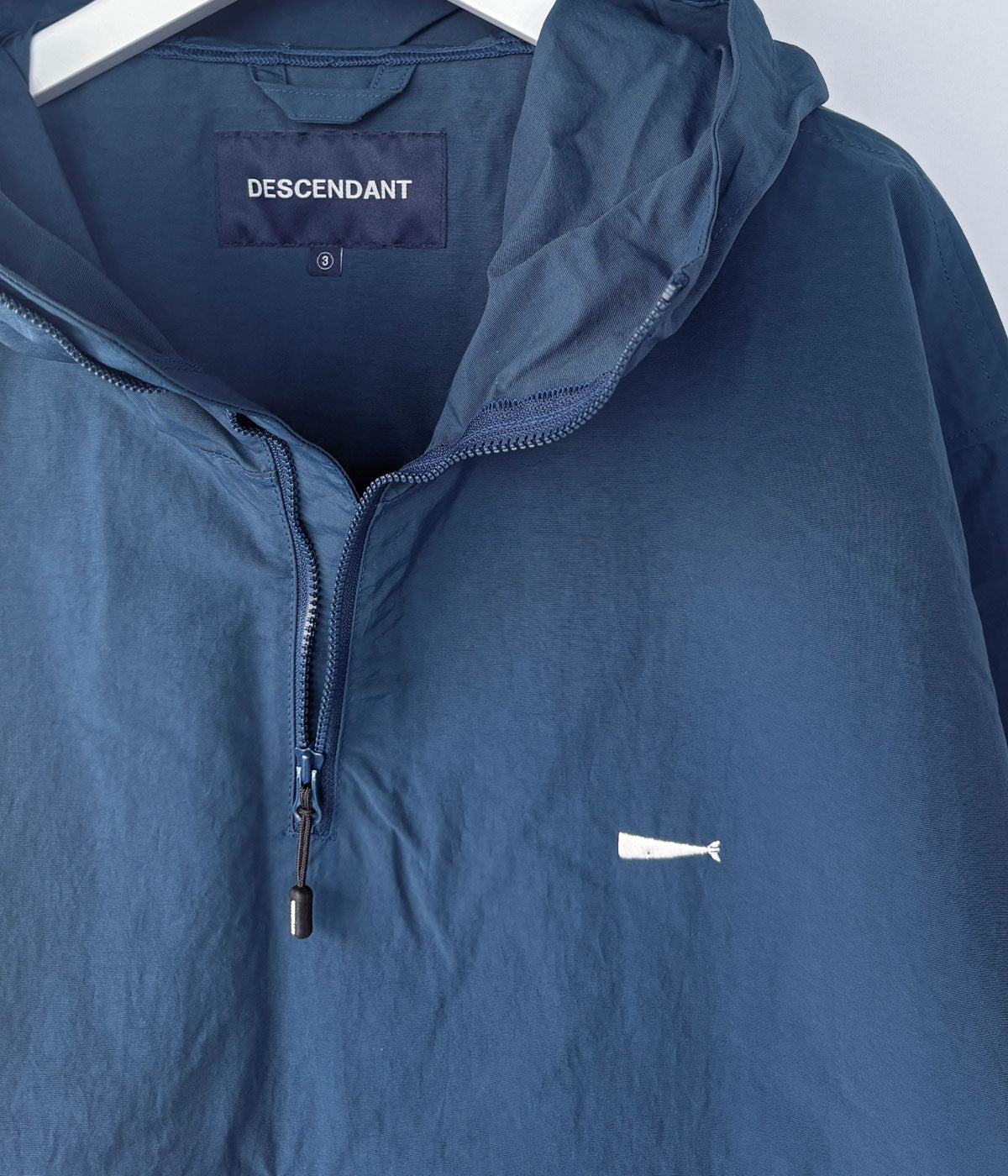 DESCENDANT/BAIT NYLON ANORAK (BLUE)