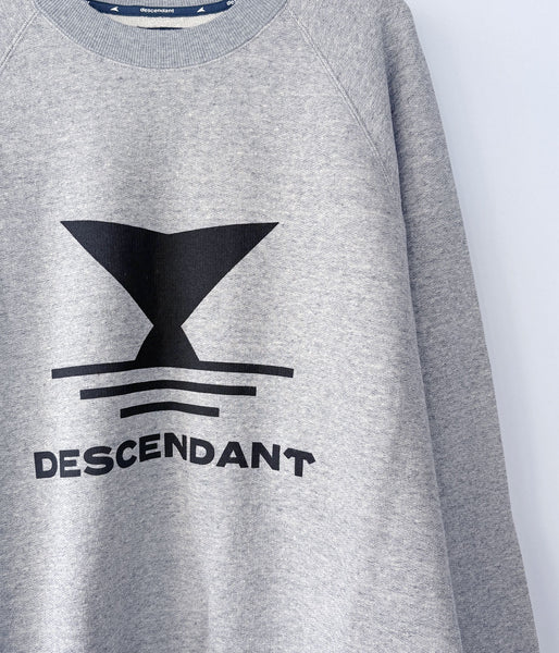 DESCENDANT/FLUKE UP CREW NECK (GRAY)