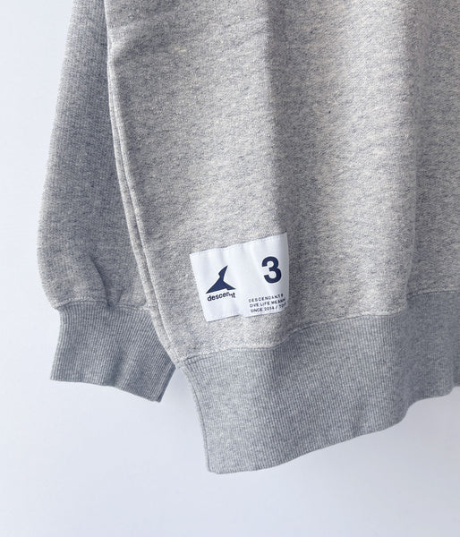 DESCENDANT/FLUKE UP CREW NECK (GRAY)