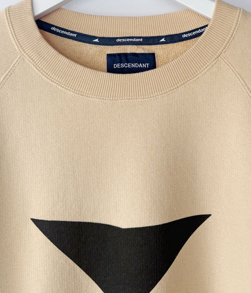 DESCENDANT/FLUKE UP CREW NECK (YELLOW)