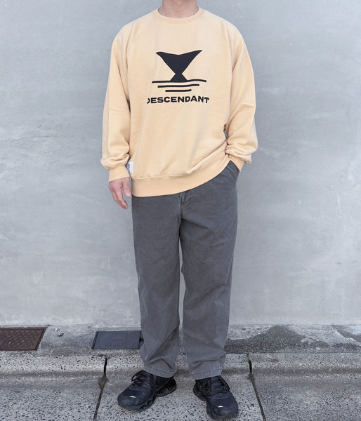 DESCENDANT/FLUKE UP CREW NECK (YELLOW)