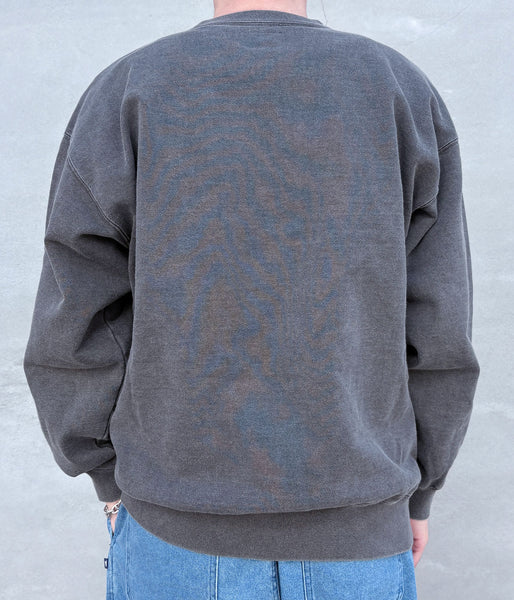 DESCENDANT/PE CREW NECK PIGMENT DYE (GRAY)