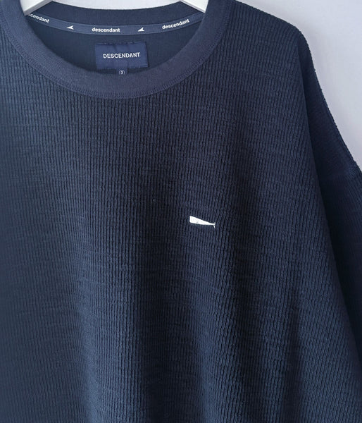 DESCENDANT/CACHALOT WAFFLE LS (NAVY)