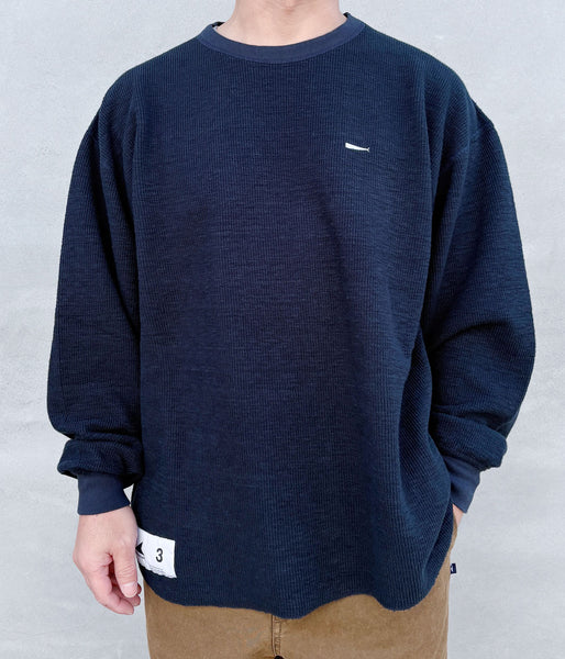 DESCENDANT/CACHALOT WAFFLE LS (NAVY)