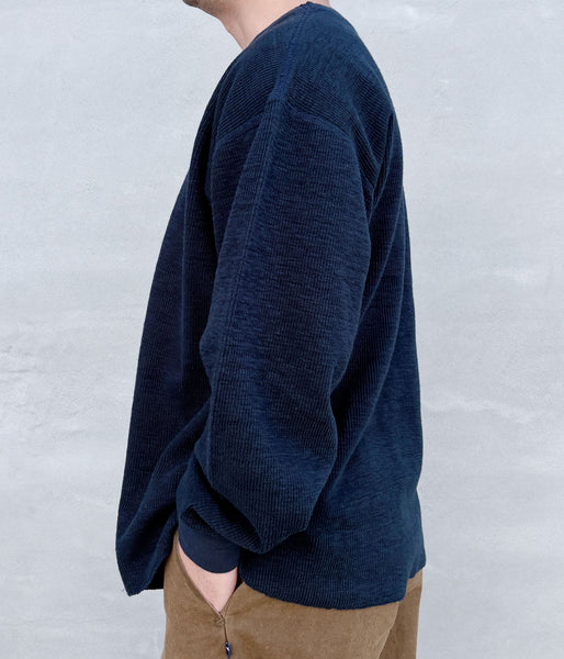 DESCENDANT/CACHALOT WAFFLE LS (NAVY)