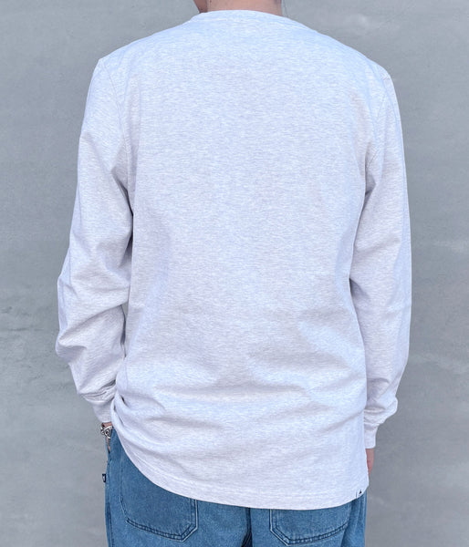 DESCENDANT/EDDY ORGANIC COTTON LS CLASSIC FIT (GRAY)
