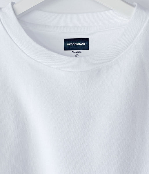 DESCENDANT/EDDY ORGANIC COTTON SS CLASSIC FIT (WHITE)
