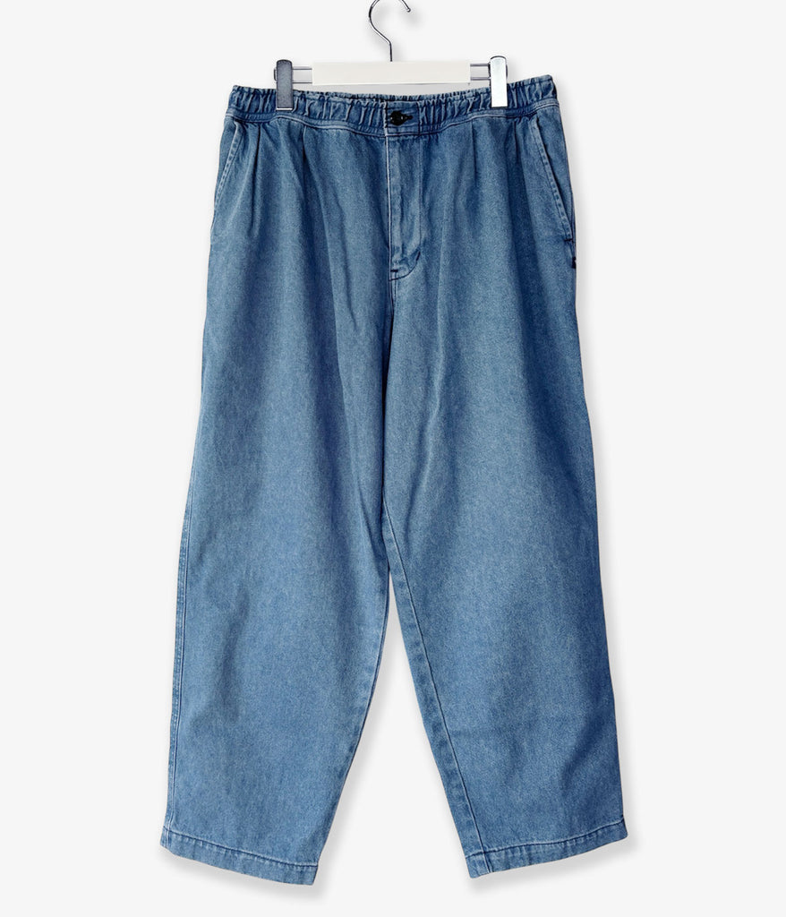 DESCENDANT/OS DENIM TROUSERS (INDIGO)