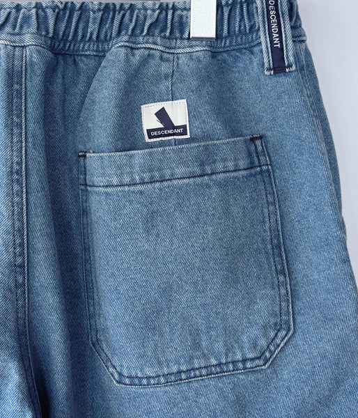 DESCENDANT/OS DENIM TROUSERS (INDIGO)