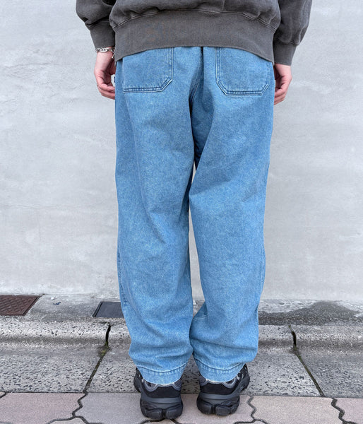 DESCENDANT/OS DENIM TROUSERS (INDIGO)