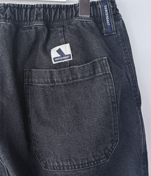 DESCENDANT/OS DENIM TROUSERS (BLACK)