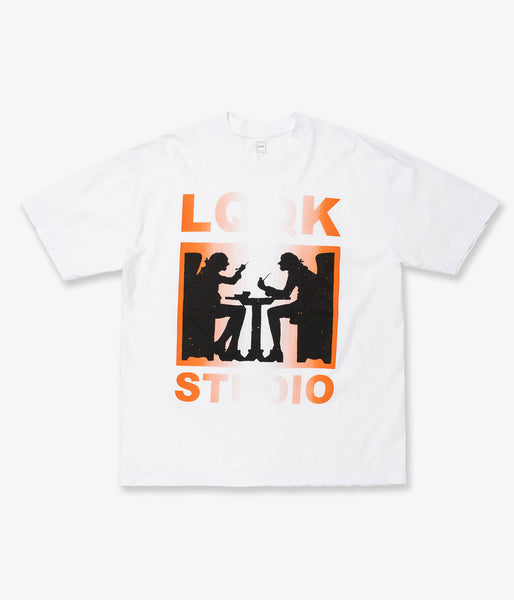 LQQK Studio/The Lads tee (WHITE)