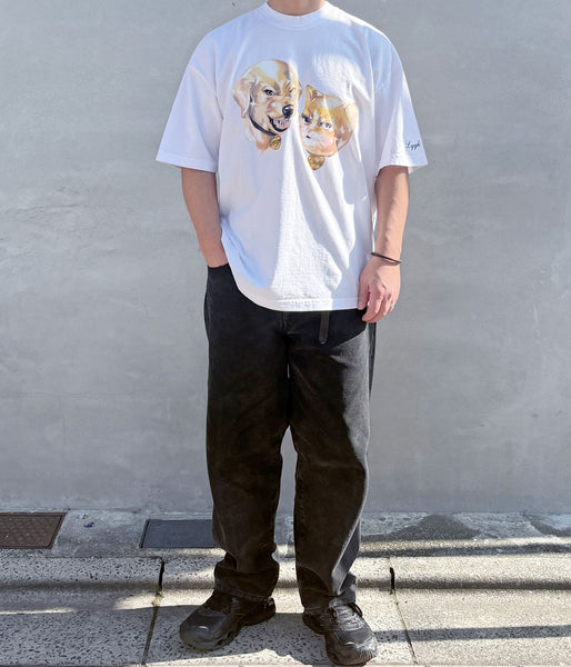 LQQK Studio/Sassy Pets tee (WHITE)
