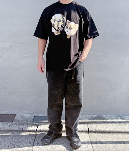 LQQK Studio/Sassy Pets tee (BLACK)