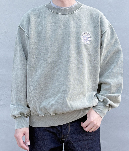 LQQK Studio/Flower Power Sweat (SAGE GREEN)