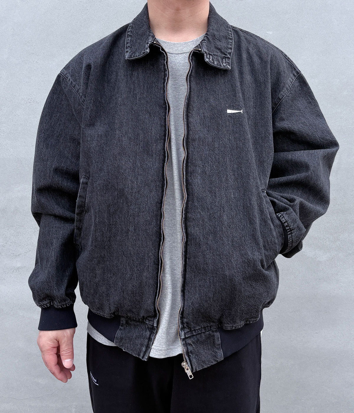 DESCENDANT/TEE DENIM JACKET (BLACK)