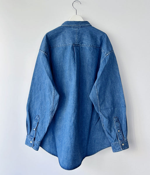 DESCENDANT/ALLEN DENIM LS SHIRT (INDIGO)