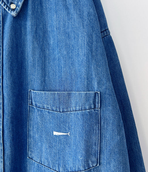 DESCENDANT/ALLEN DENIM LS SHIRT (INDIGO)