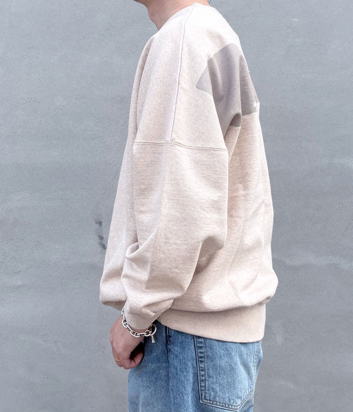 DESCENDANT/CACHALOT CREW NECK (BEIGE)