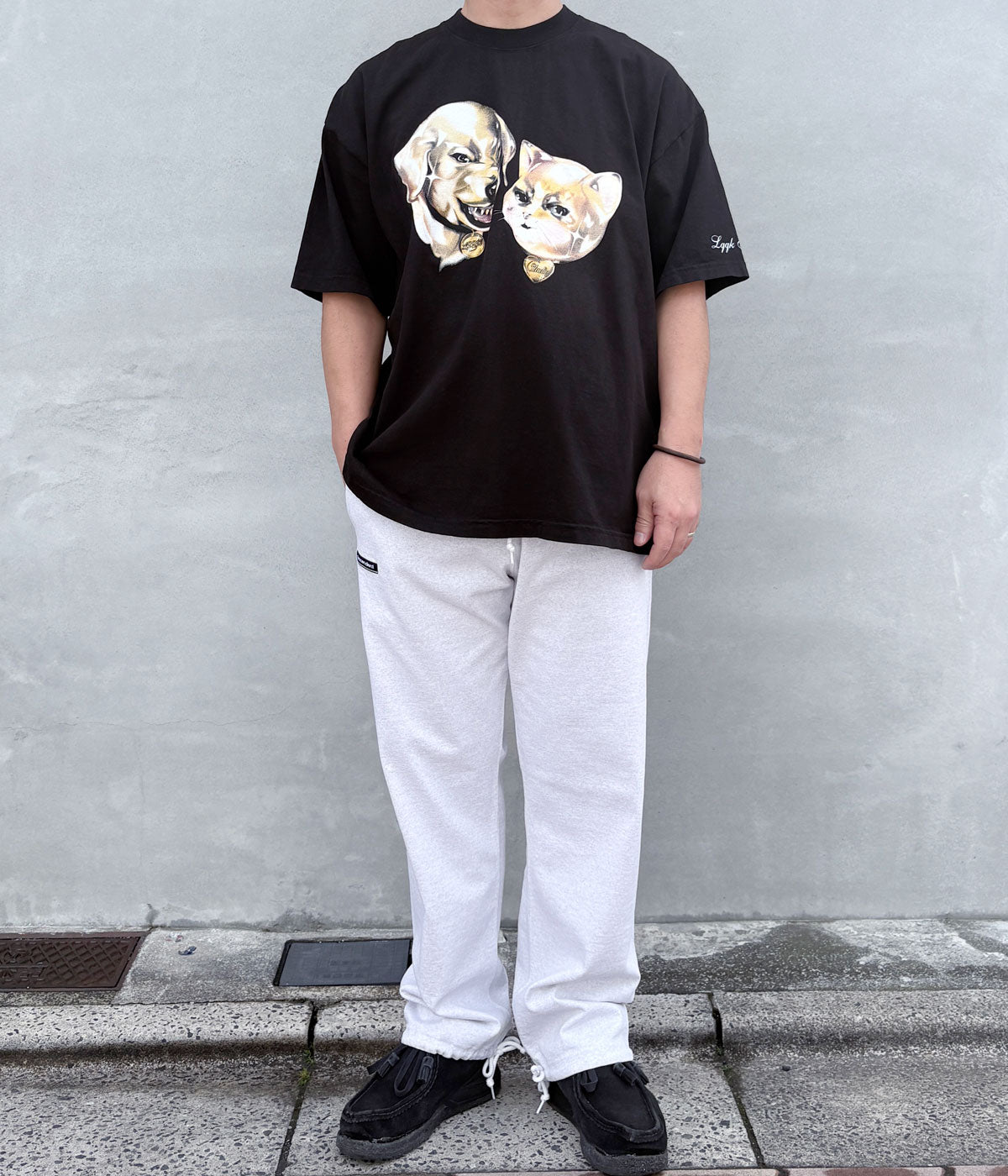 DESCENDANT/HORIZON JERSEY TROUSERS (GRAY)