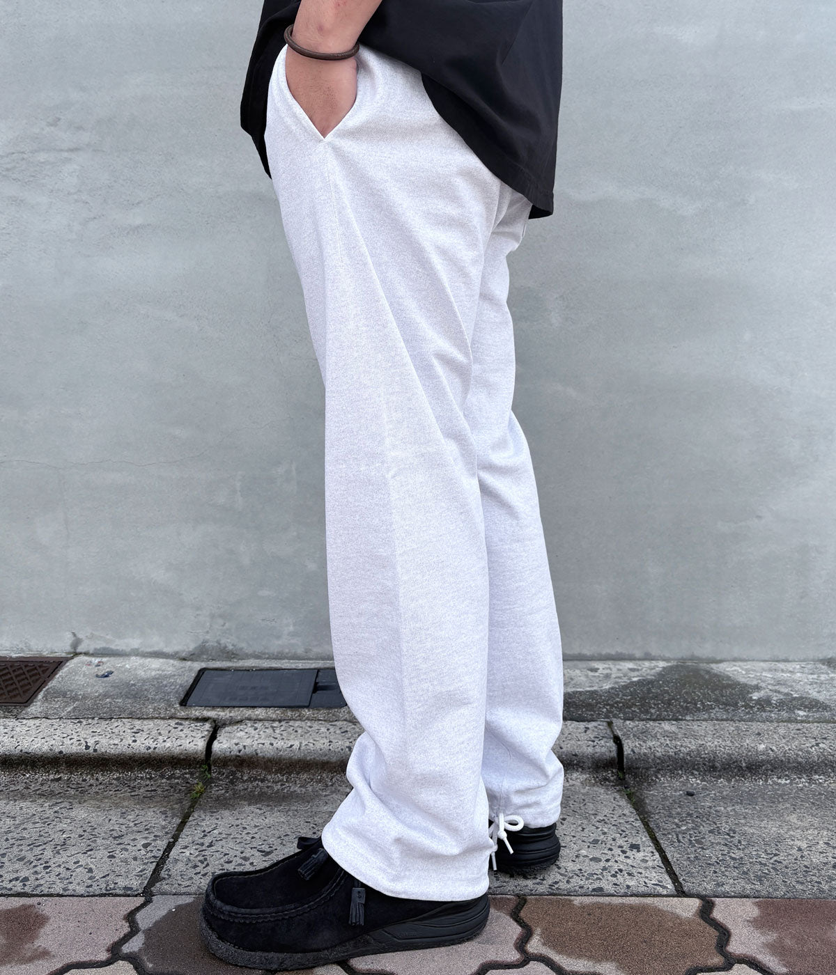 DESCENDANT/HORIZON JERSEY TROUSERS (GRAY)