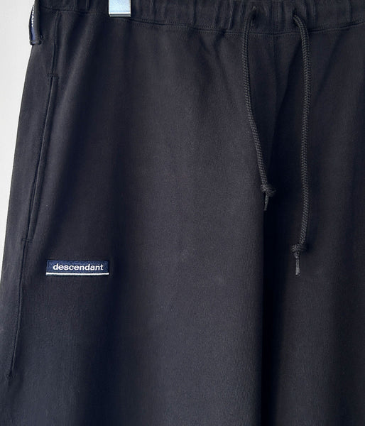 DESCENDANT/HORIZON JERSEY TROUSERS (BLACK)