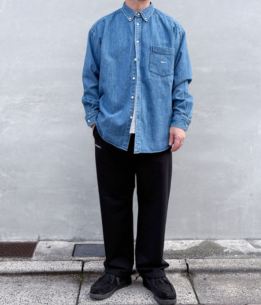 DESCENDANT/HORIZON JERSEY TROUSERS (BLACK)