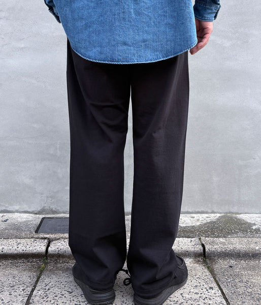 DESCENDANT/HORIZON JERSEY TROUSERS (BLACK)