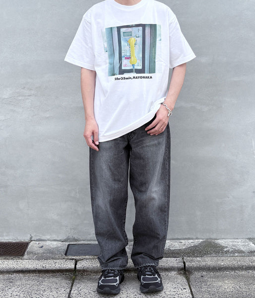 DESCENDANT/1995 DENIM TROUSERS BUGGY HARD WASH (BLACK)