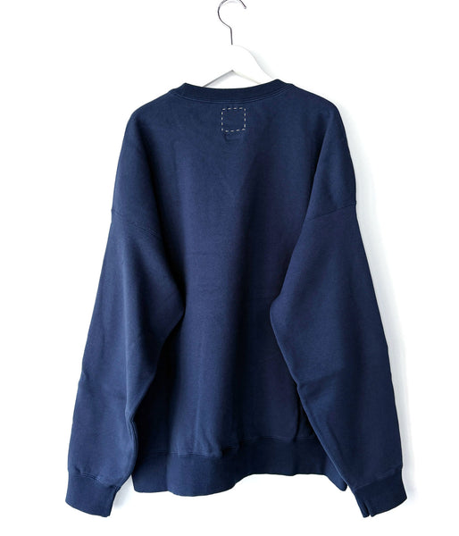 visvim/ULTIMATE JUMBO SB SWEAT L/S (NAVY)