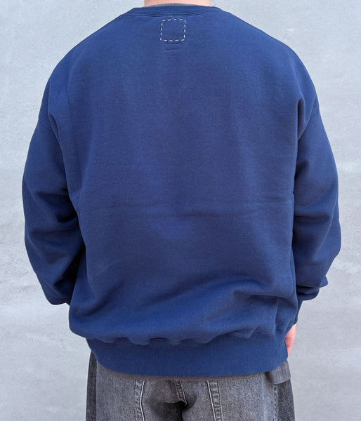 visvim/ULTIMATE JUMBO SB SWEAT L/S (NAVY)