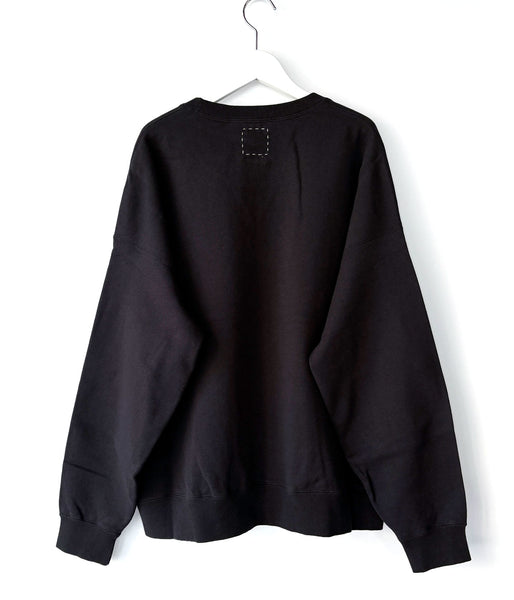 visvim/ULTIMATE JUMBO SB SWEAT L/S (BLACK)