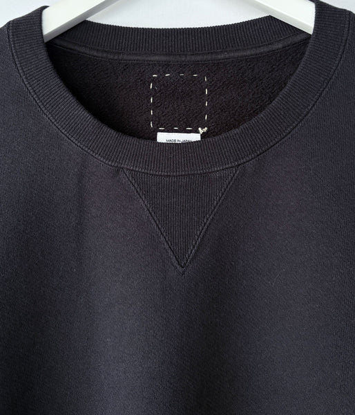 visvim/ULTIMATE JUMBO SB SWEAT L/S (BLACK)