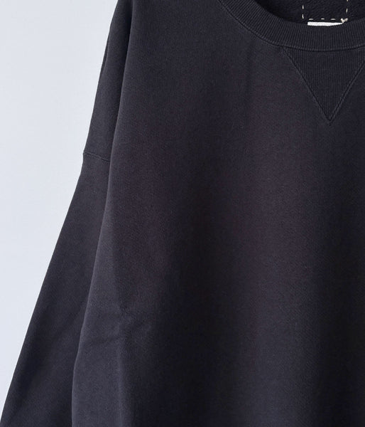visvim/ULTIMATE JUMBO SB SWEAT L/S (BLACK)