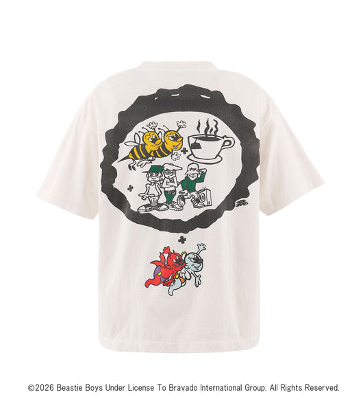 SAINT MICHAEL/BTB_SS T-SHIRT/BEASTIEBOYS/WHT