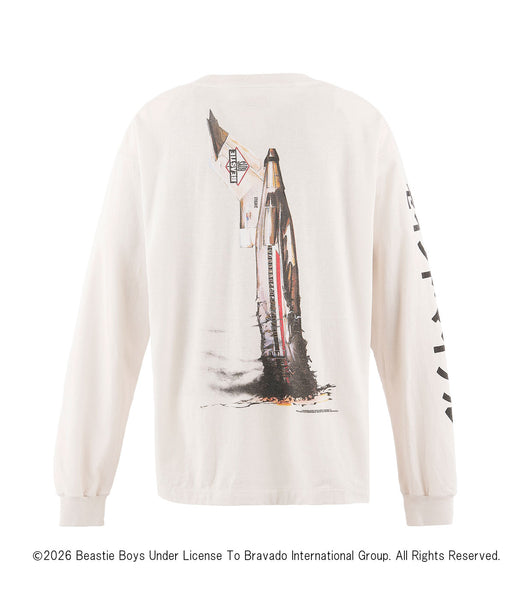 SAINT MICHAEL/BTB_LS T-SHIRT/BEASTIEBOYS/WHT